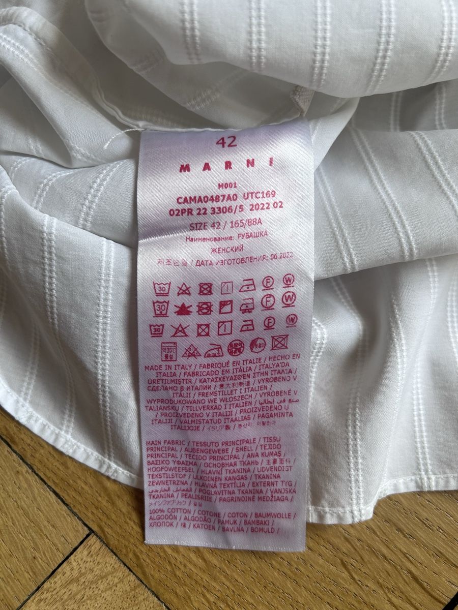 Marni Camicette: Chemise MARNI M  – Usato da Genève venduto da Sarahchge 5
