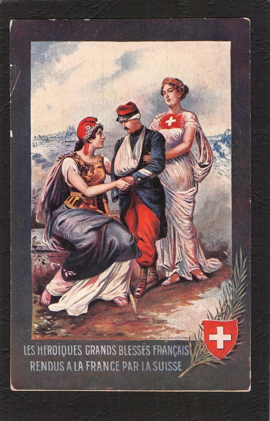 Cartoline postali: AK Schweiz/Frankreich 1.WK – Usato da Reichenburg venduto da Pipo-67
