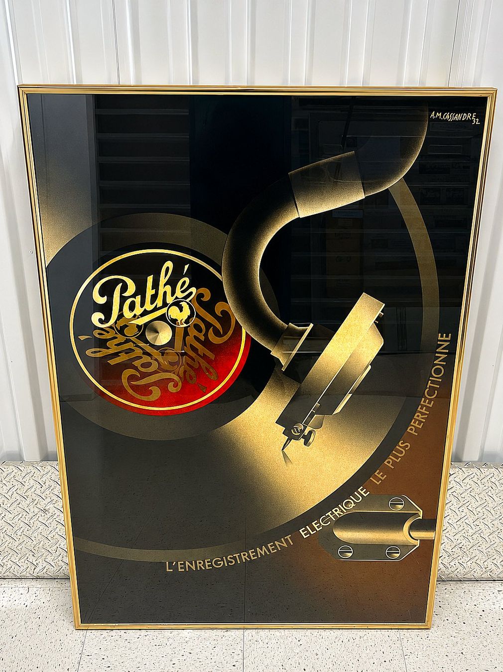 Posters & Illustrations: Affiche Cassandre 80's Pathé – D'occasion à Montreux par LeVintage33