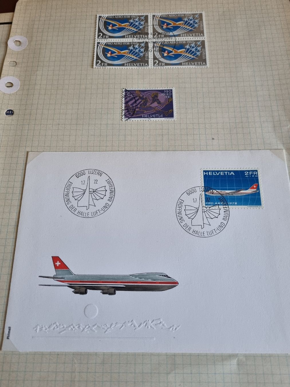 Tutti i francobolli: Flugostsammlung Schweiz - mit besseren  - ab 1.- – Usato da Heimenschwand venduto da rog_p7h9 6