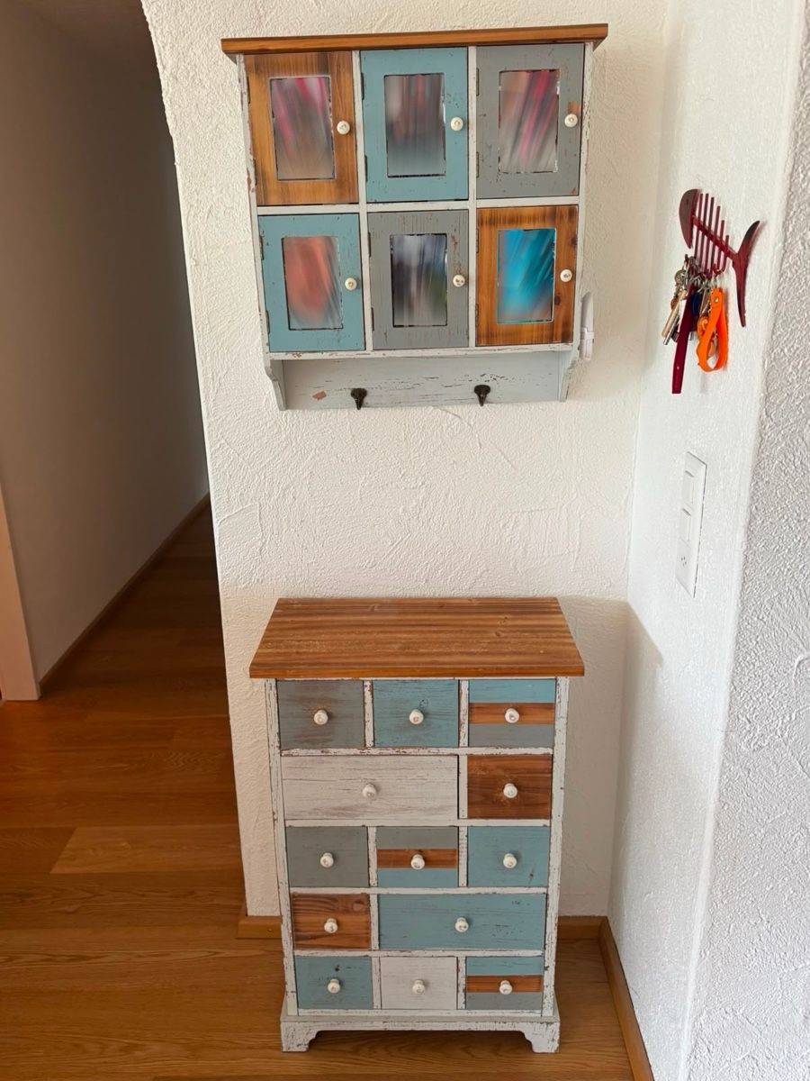 Kommoden: 2 Teilige Shabby Chic Kommode – Gebraucht aus Brunnen von Raffi017
