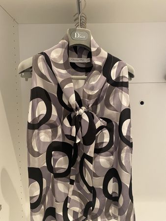 Christian Dior Seidenbluse Gr. 40, Top Zustand