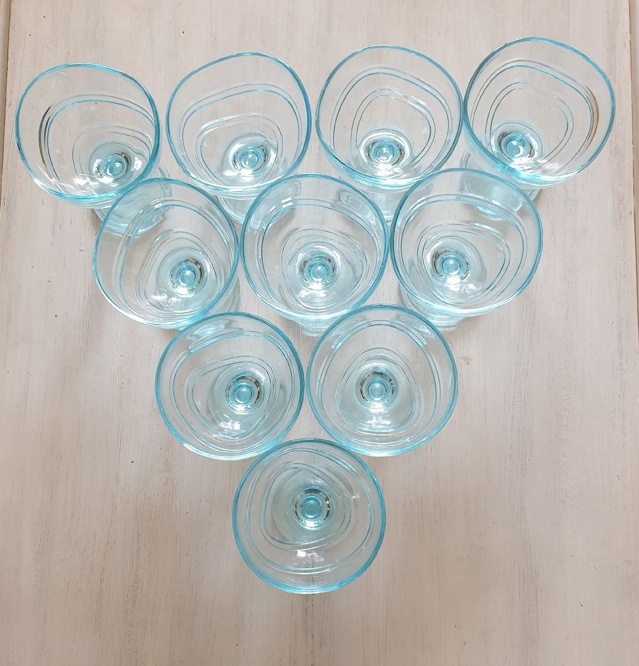 Bicchieri: Lot 10 coupes à dessert – Usato da Vauderens venduto da sylvieswiss