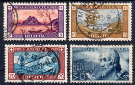 PRO JUVENTUTE SERIE 1929 GESTEMPELT ERHALT SIEHE SCAN - H111