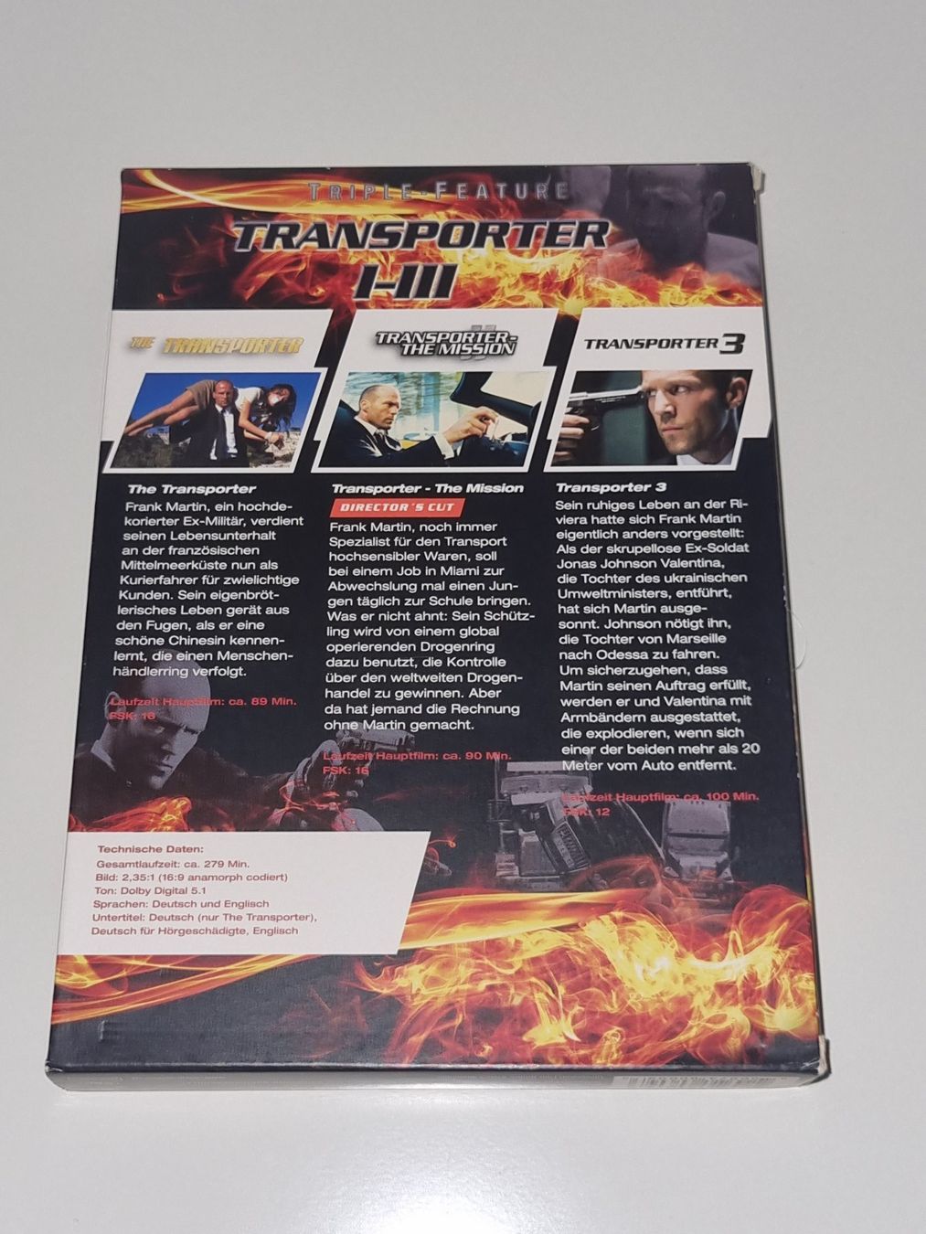 Tutti i DVDs: DVD: Transporter 1-3 - Triple Feature – Usato da Ehrendingen venduto da Thomas_2 1