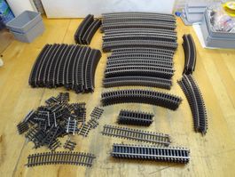 Märklin K Gleis Konvolut 21er Serie über 200 Teile, H0,WS/AC
