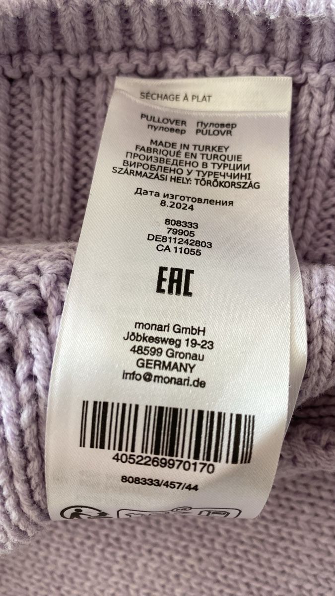 Monari Maglioni & Felpe: Monari Strickpullover Lila Gr.44 - Neuwertig – Nuovo (secondo la descrizione) da Illnau venduto da Sniwi67 3