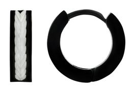 Creolen "Jorik" Akzent Unisex Edelstahl, ionenplattiert, bic