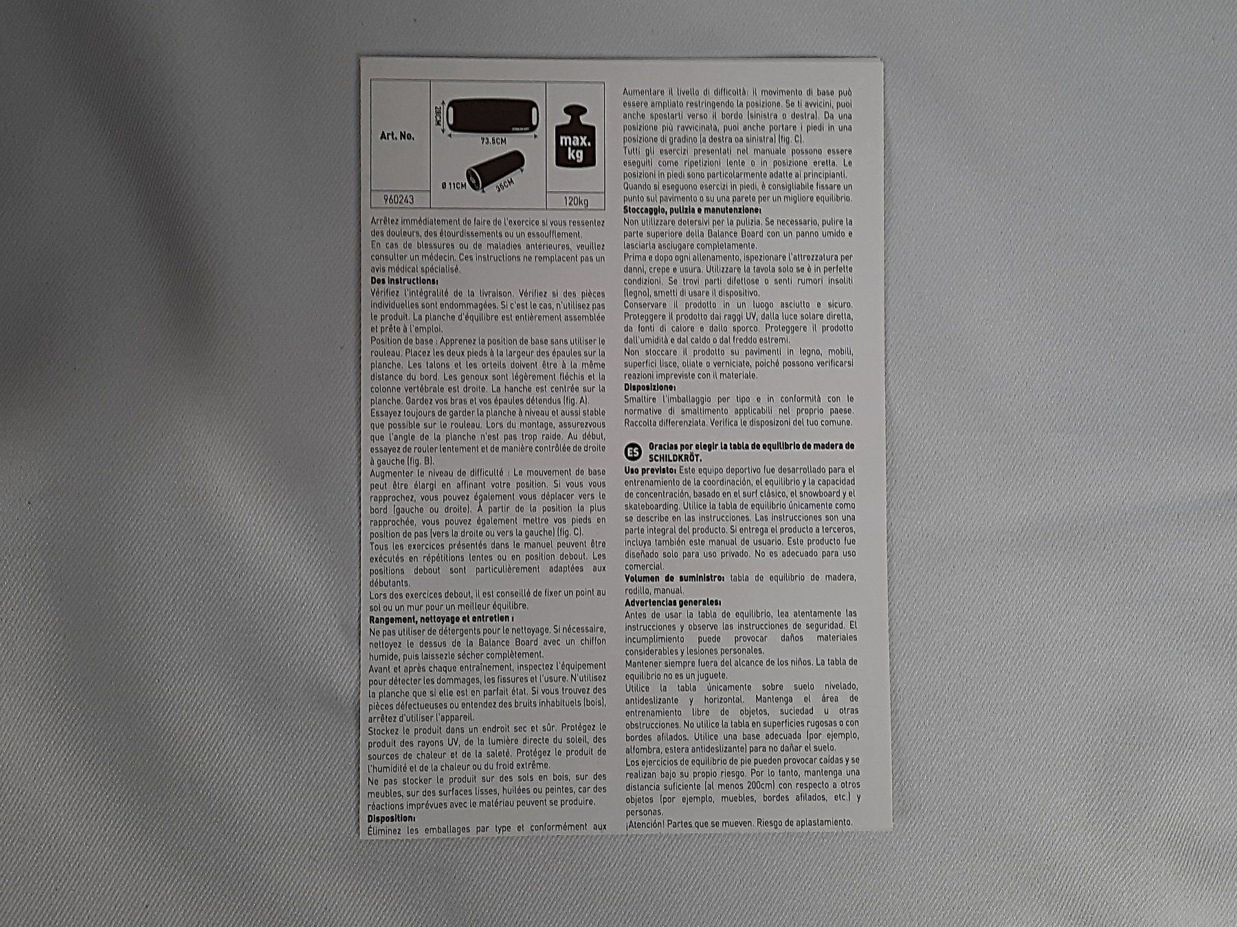 Hometrainer: SCHILDKRÖT Balance Board – Nuovo (secondo la descrizione) da Beinwil am See venduto da Restwert_Beinwil 6