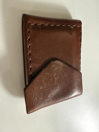 Hochwertiges Leder Portemonnaie, Braun