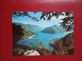 AK Tessin Lago di Lugano Ponte di Melide