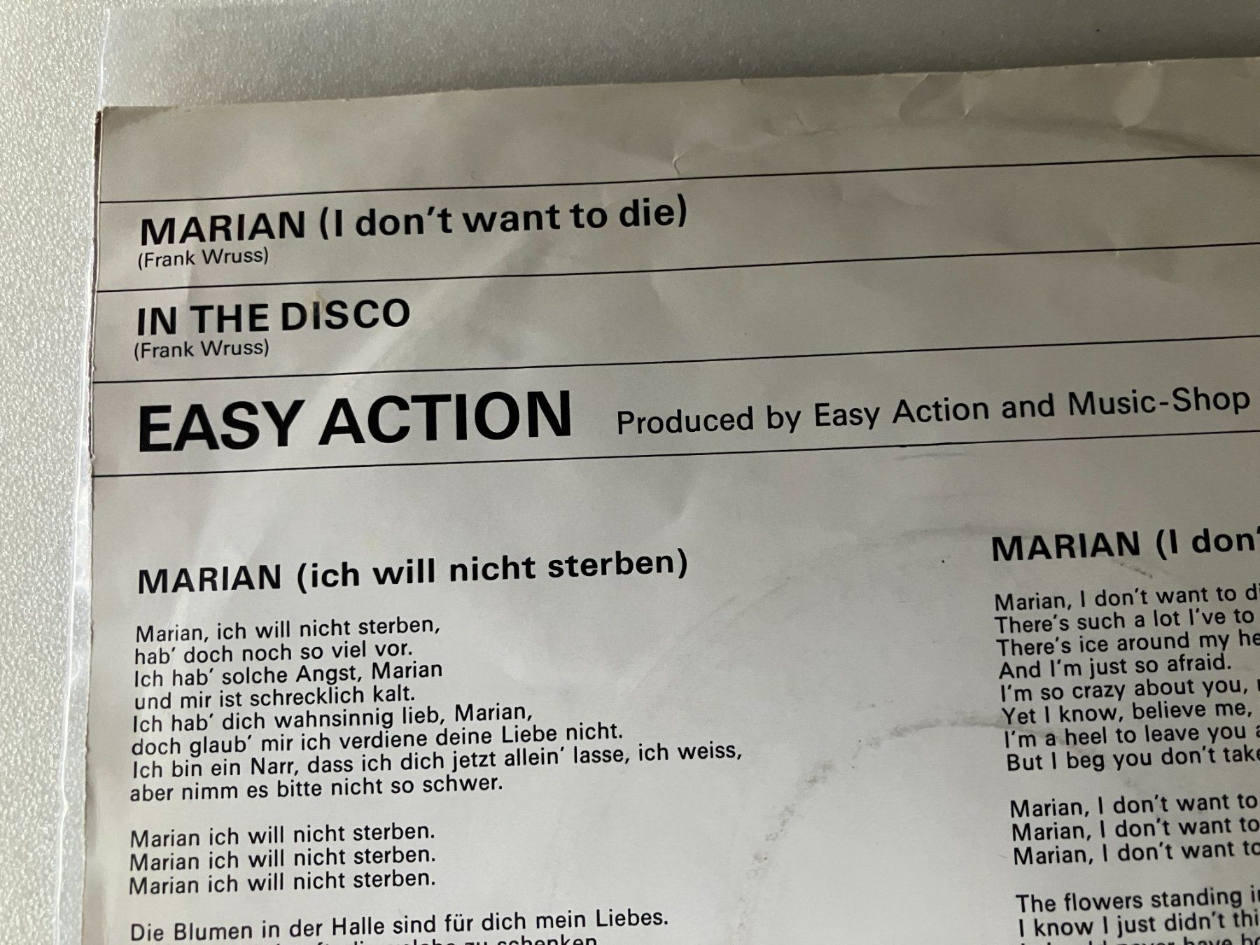 Vinyles: Easy Action – D'occasion à Aarwangen par Jukebox3 4