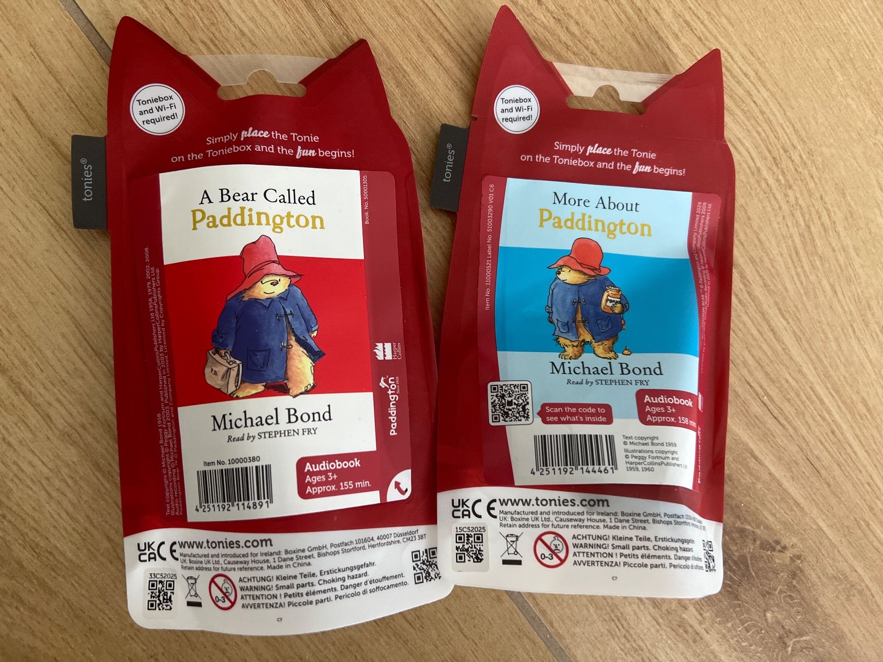 Audiolibri: Tonies Paddington 1+2 auf Englisch – Nuovo e nell'imballaggio originale da Sennhof venduto da Dealmonster 1