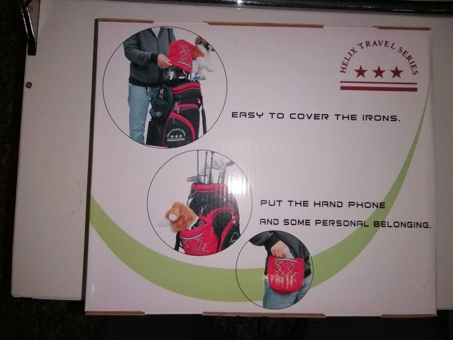 Schläger & Sets: TOP Qualitäts Golf Schlägerschutz mit Tasche kombiniert, NEU – Neu und originalverpackt aus Unterengstringen von Tnovus 7