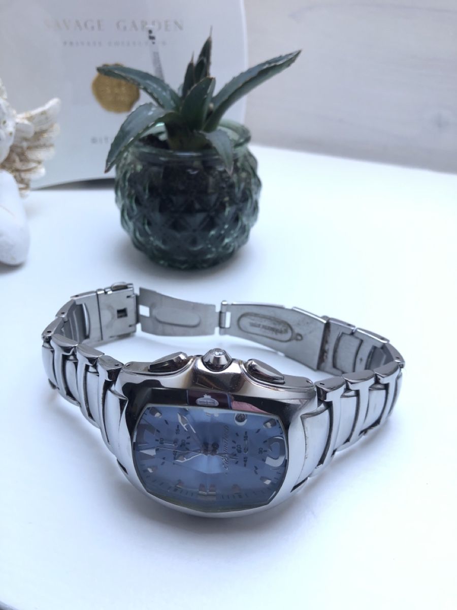 Chronotech Uhren: Armbanduhr Chronotech Herren Silber/Hellblau – Gebraucht aus Rikon im Tösstal von BronxBomber 3