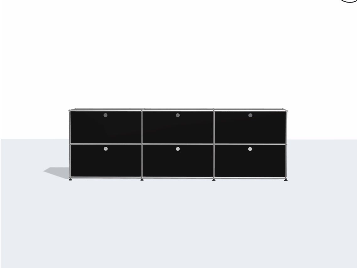 USM Regale: USM Haller-Regal in graphitschwarz – Gebraucht aus Iragna von ailtire 7