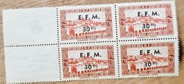 ALGERIE timbres neufs ** surchargés E.F.M.1943 - lire !