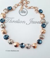 Threlion Halskette mit Rivoli Kristallen