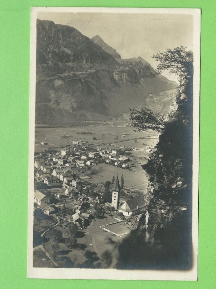 Cartoline postali: Meiringen, Kirche und Berge – Usato da Zürich venduto da t24_de