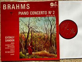 Brahms – Piano Concerto N° 2 Sandor - VOX LP GEWASCHEN