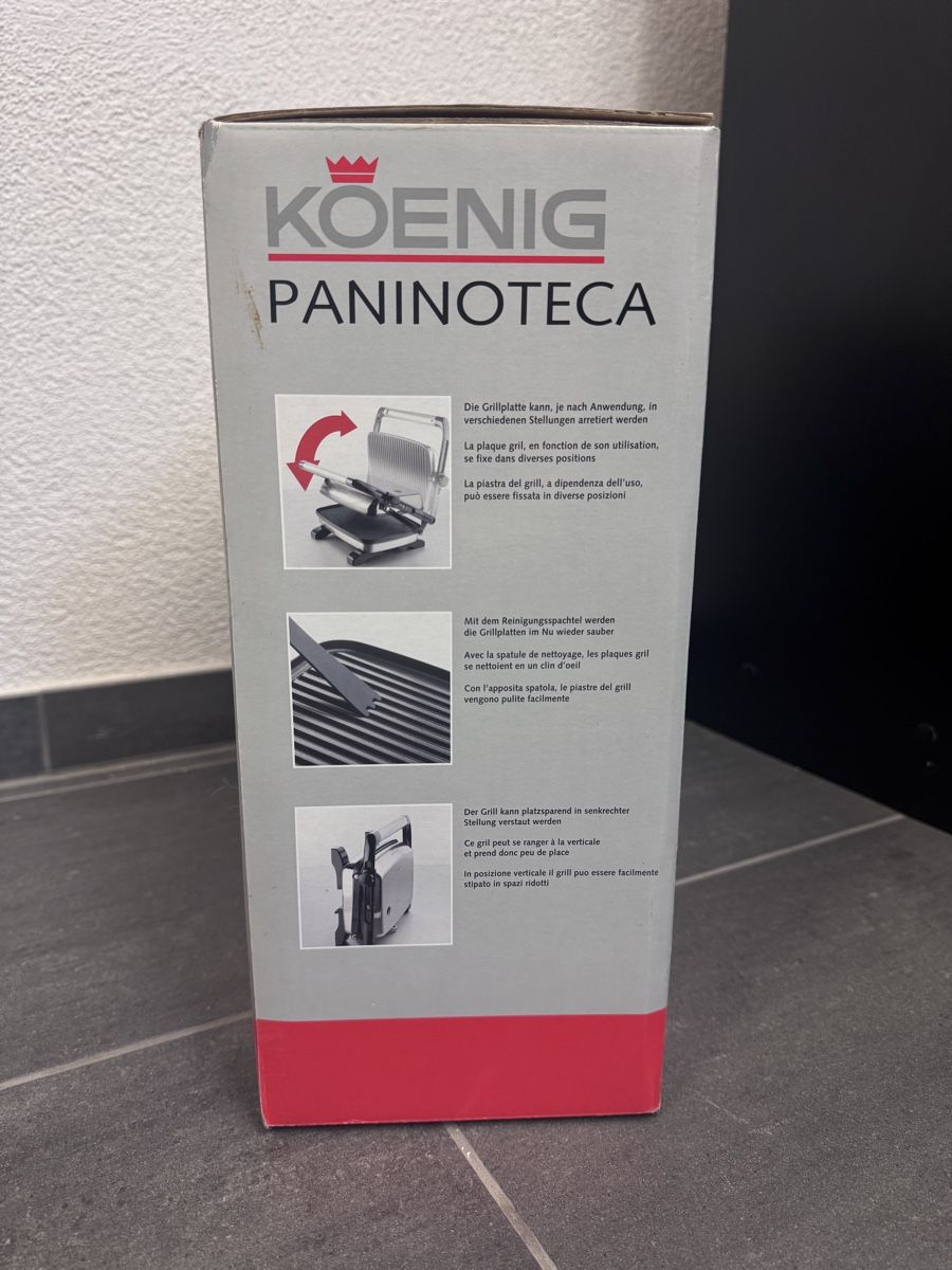 Elettrodomestici da cucina: Koenig Paninoteka Sandwich Maker  – Nuovo e nell'imballaggio originale da Affeltrangen venduto da Fuelli03 1