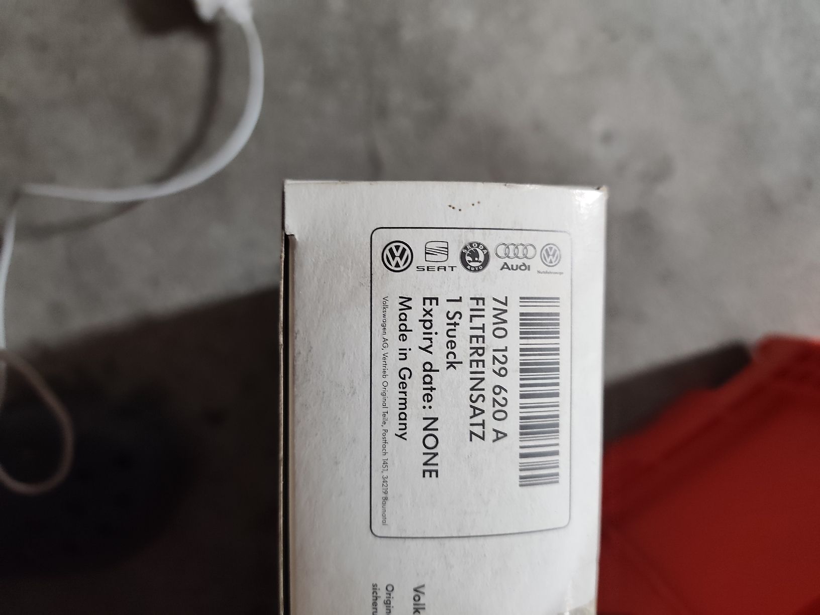 Volkswagen Alle Autoersatzteile: Luftfilter VW Sharan, Ford Galaxy 7MO 129 620 A Neu – Neu und originalverpackt aus Rebstein von andi322