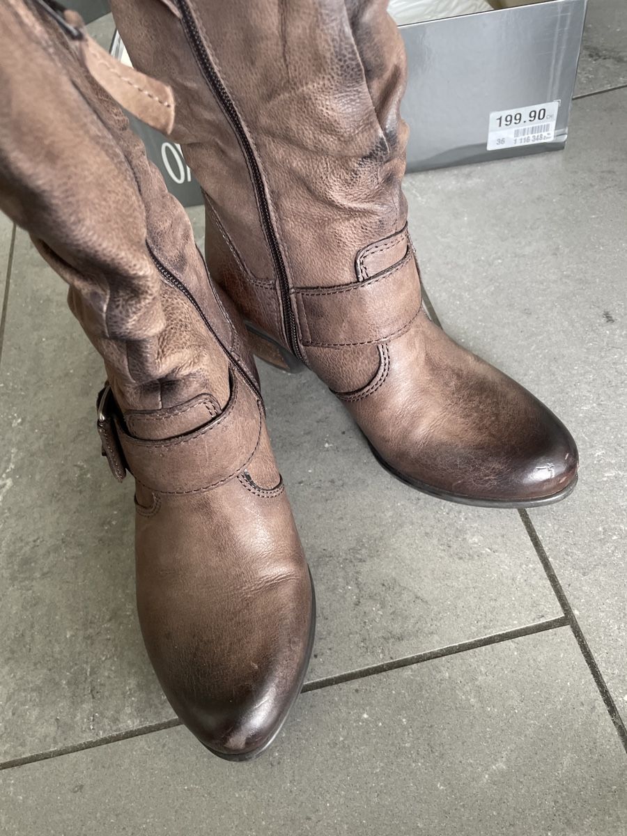 Scarpe da donna: Leder Stiefel von oxmox – Usato da Steffisburg venduto da elle013 2
