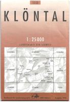 Swisstopo-Karte 1:25'000 1153 Klöntal