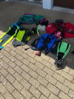 Tauchausrüstung Set mit Neo, BCD, Jacket, Suunto 40-59