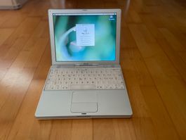 Apple iBook G3 A1005 – Vintage Laptop mit Word & Excel 2002