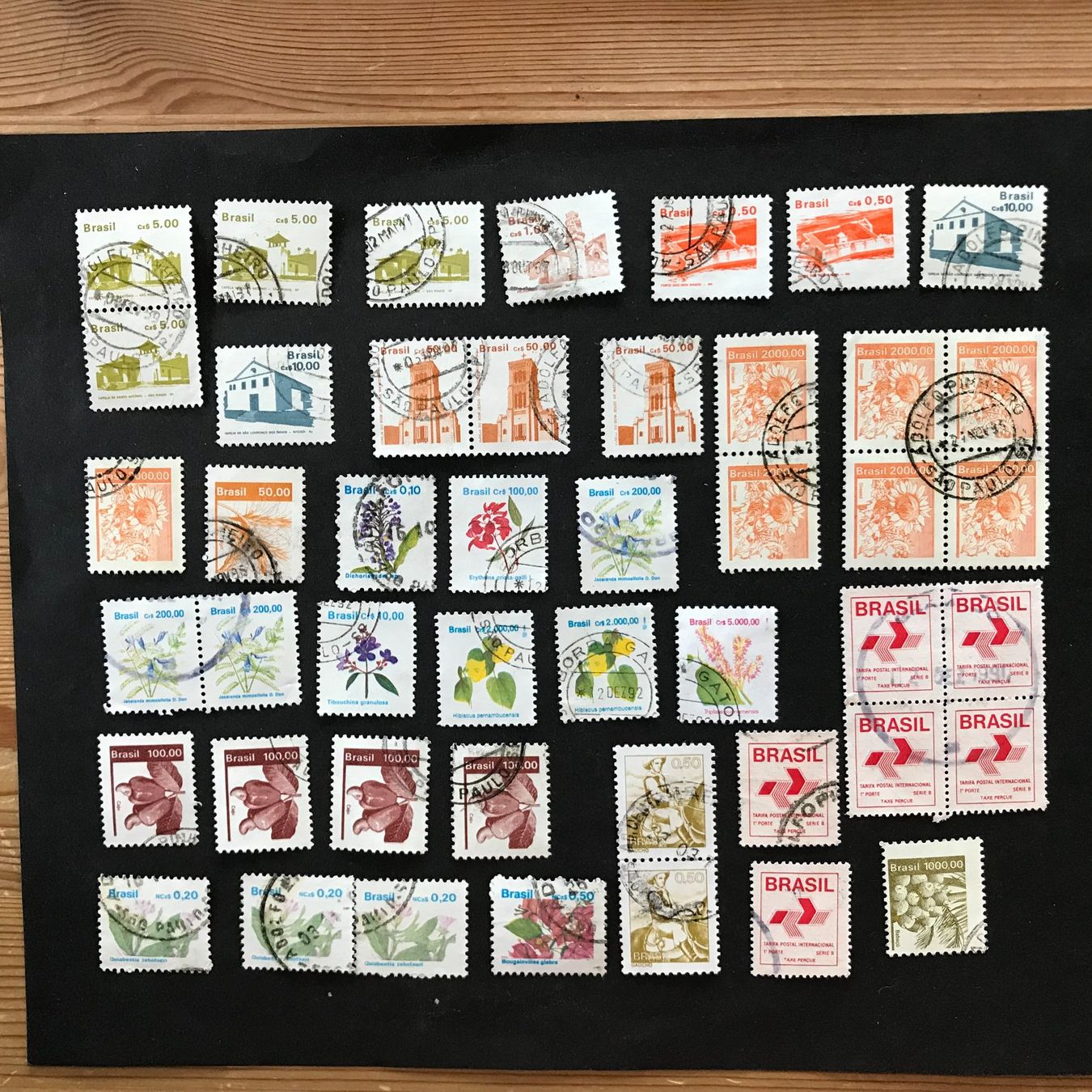 Alle Briefmarken: BRASILIEN: kleine Sammlung gest. – Gebraucht aus Uitikon Waldegg von Gooddeal05 7