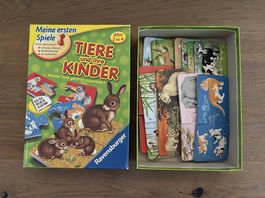 Puzzle Zweiteiler Tiere und ihre Kinder