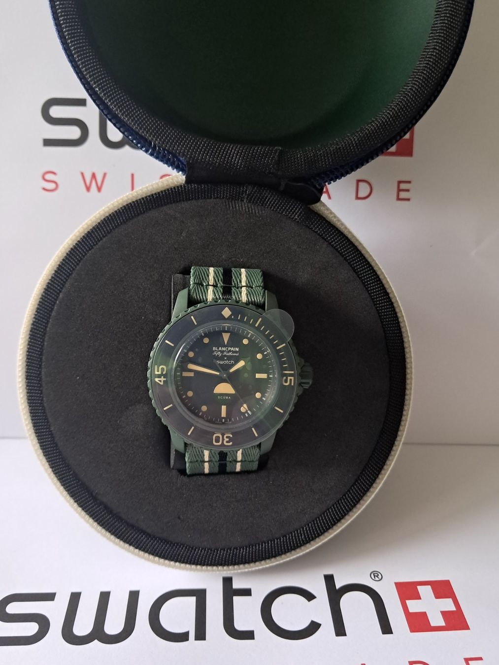 Swatch Orologi: Swatch x Blancpain Green Abyss – Nuovo e nell'imballaggio originale da Niederhasli venduto da zvb_fgn2 2