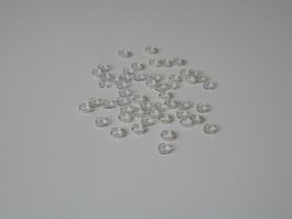 LEGO - 50 - TRANSPARENTE - GLATTE - RUNDSTEINE
