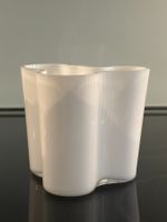 Savoy-Vase Glas weiss A. Aalto Ittala Finnland 1936