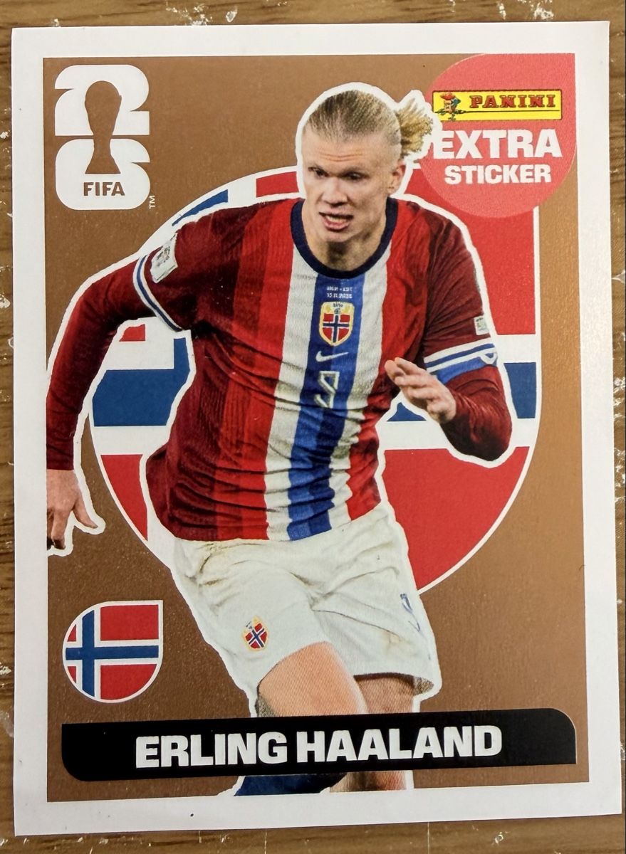 Panini Carte collezionabili: Erling Haaland Panini Extra Sticker Bronze – Nuovo (secondo la descrizione) da Schlieren venduto da Egis-Cake