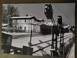 grosse Foto Bahnhof Riehen  Deutsche Bundesbahn 