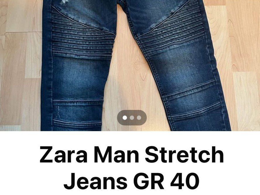 Zara Jeans: Zara Man Stretch Jeans GR 40 blau – Usato da Zürich venduto da baracuda8048 3