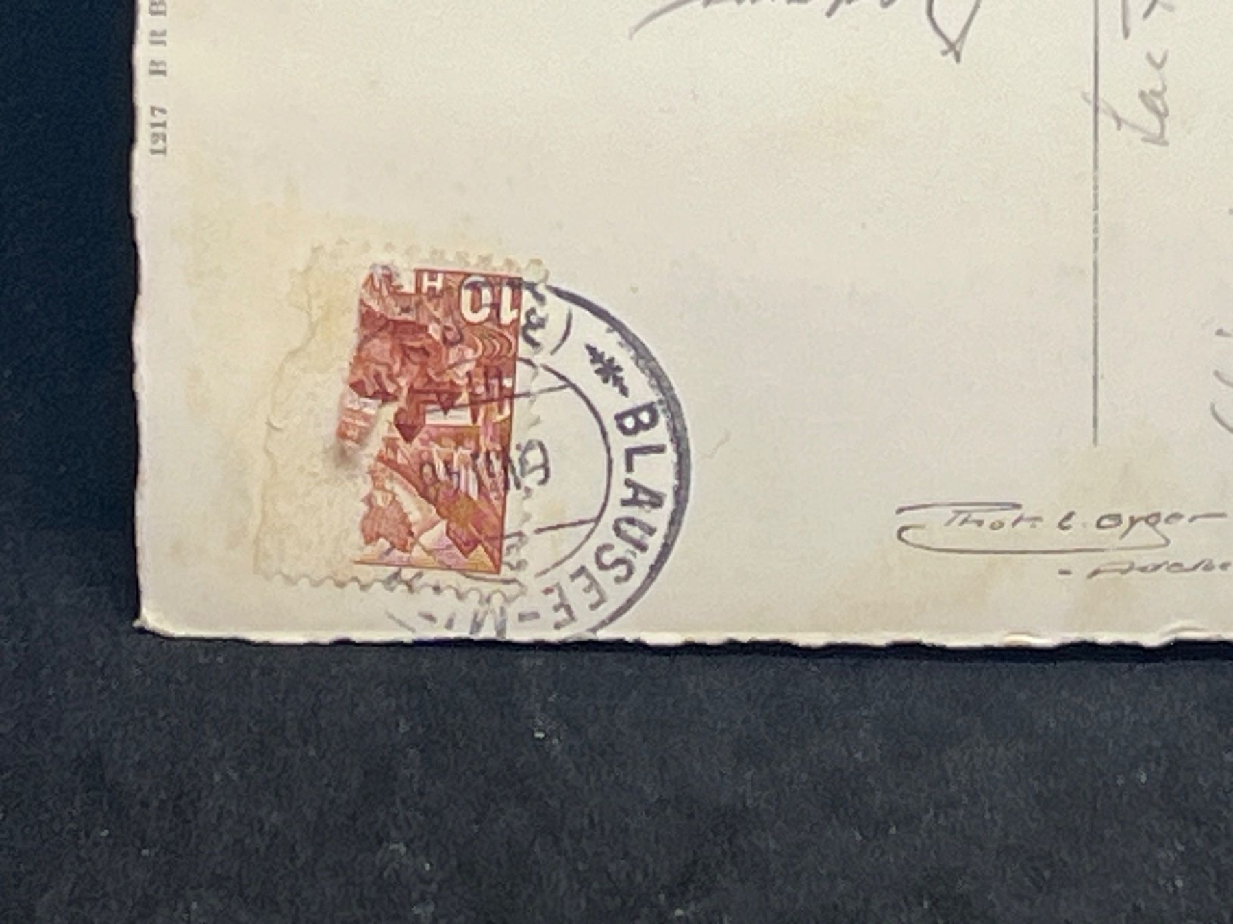 Cartoline postali: Blausee im Kandertal, Doldenhorn – Usato da Widnau venduto da Brusi9 1