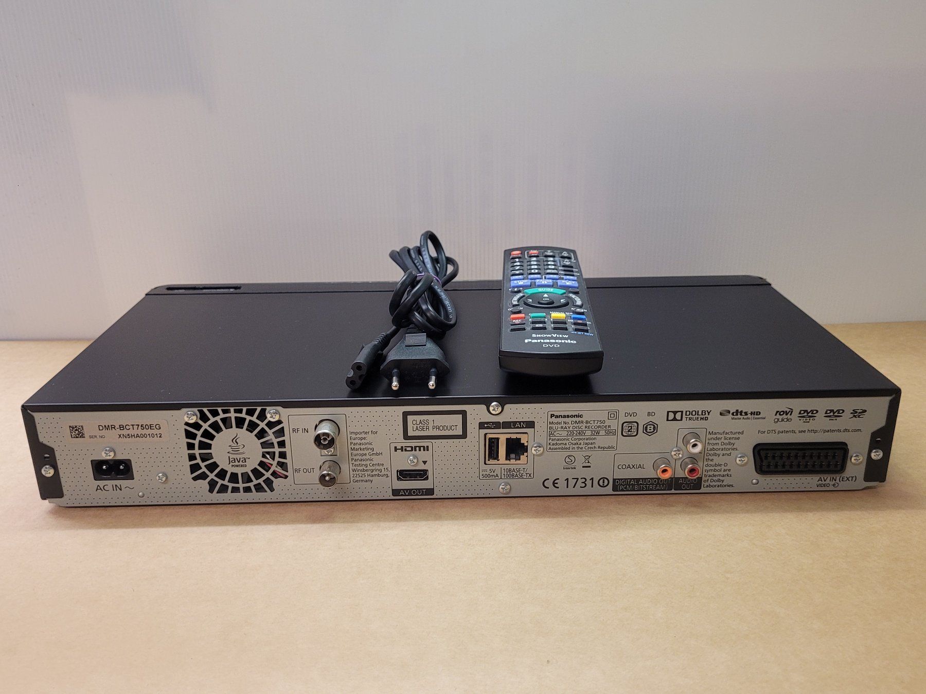 Panasonic Aufnahmegeräte: Panasonic DMRBCT750EG Blu-Ray recorder 500GB – Gebraucht aus Arlesheim von ars_musica 3