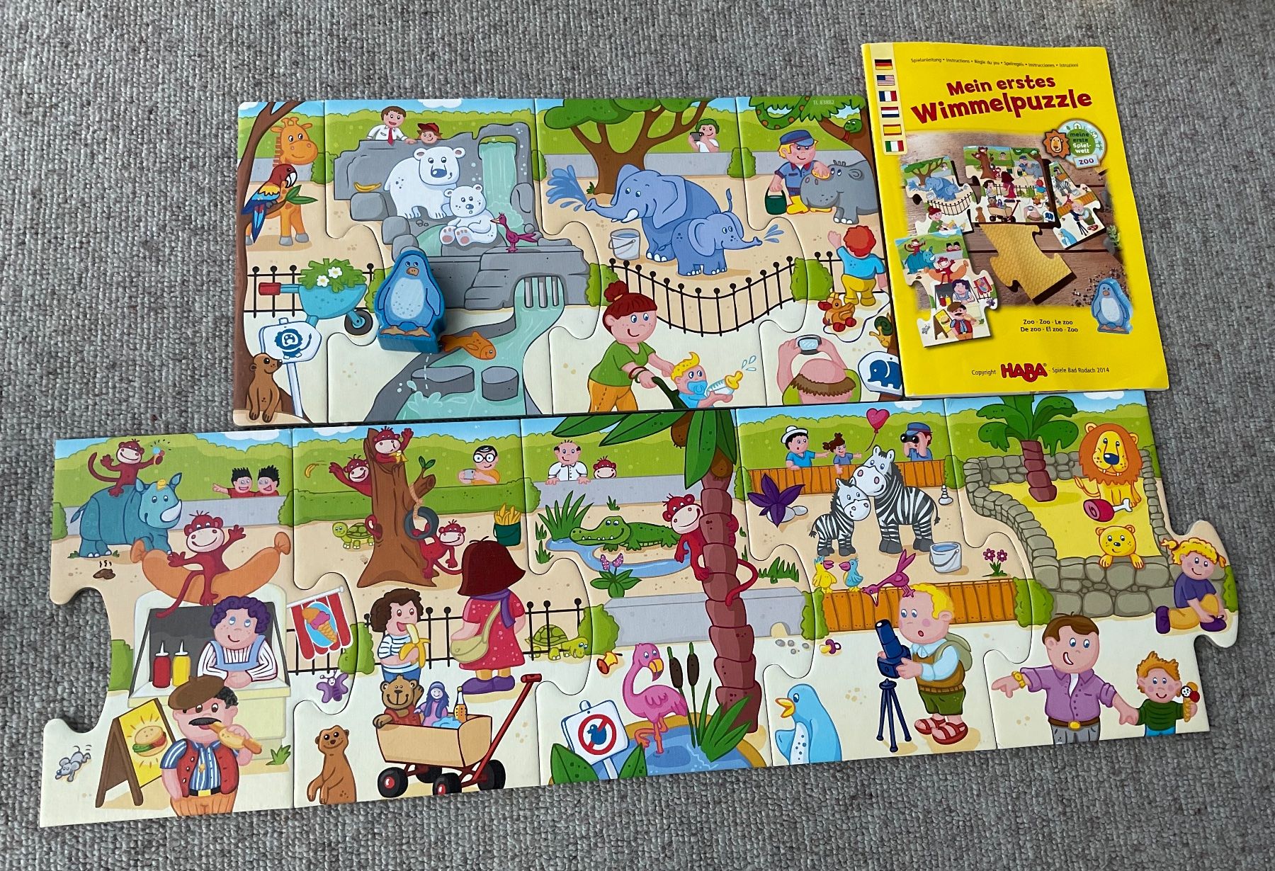 Haba Puzzle: Haba, Wimmelpuzzle Zoo – Usato da Niederteufen venduto da sicmu 4