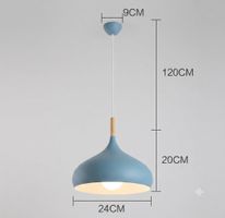 Lampe à suspension moderne nordique en Acier inoxydable
