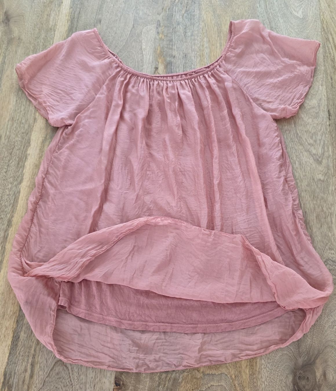 Tuniques: Tinika/ Bluse kurzarm rosa Viskose Grösse M /L – D'occasion à Rheinsulz par Gilea 4