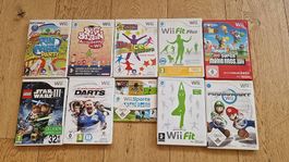 verschiedene Wii-Spiele