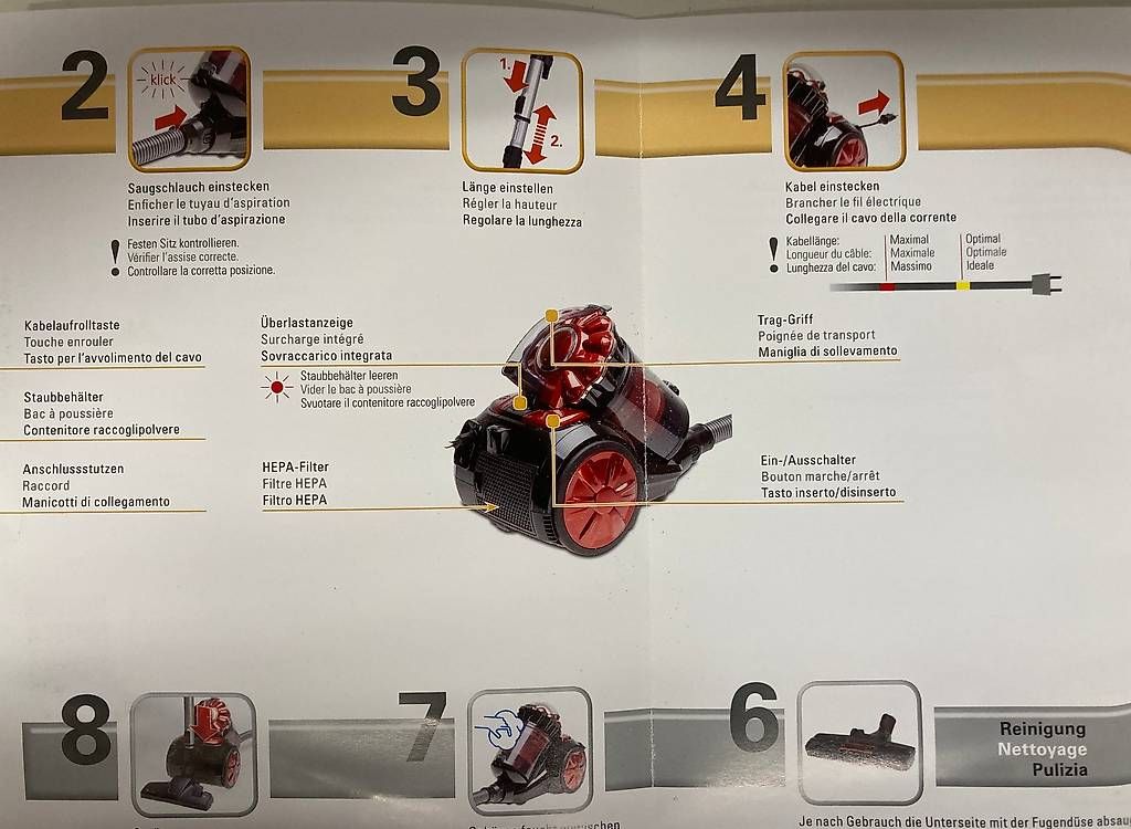 Aspirapolveri & Accessori: Zyklon-Staubsauger Beutellos Neuwertig – Nuovo (secondo la descrizione) da Wallenwil venduto da Markus.V 3