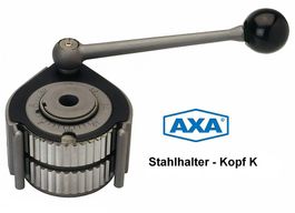 AXA Schnellwechsel-Stahlhalter-Kopf K11