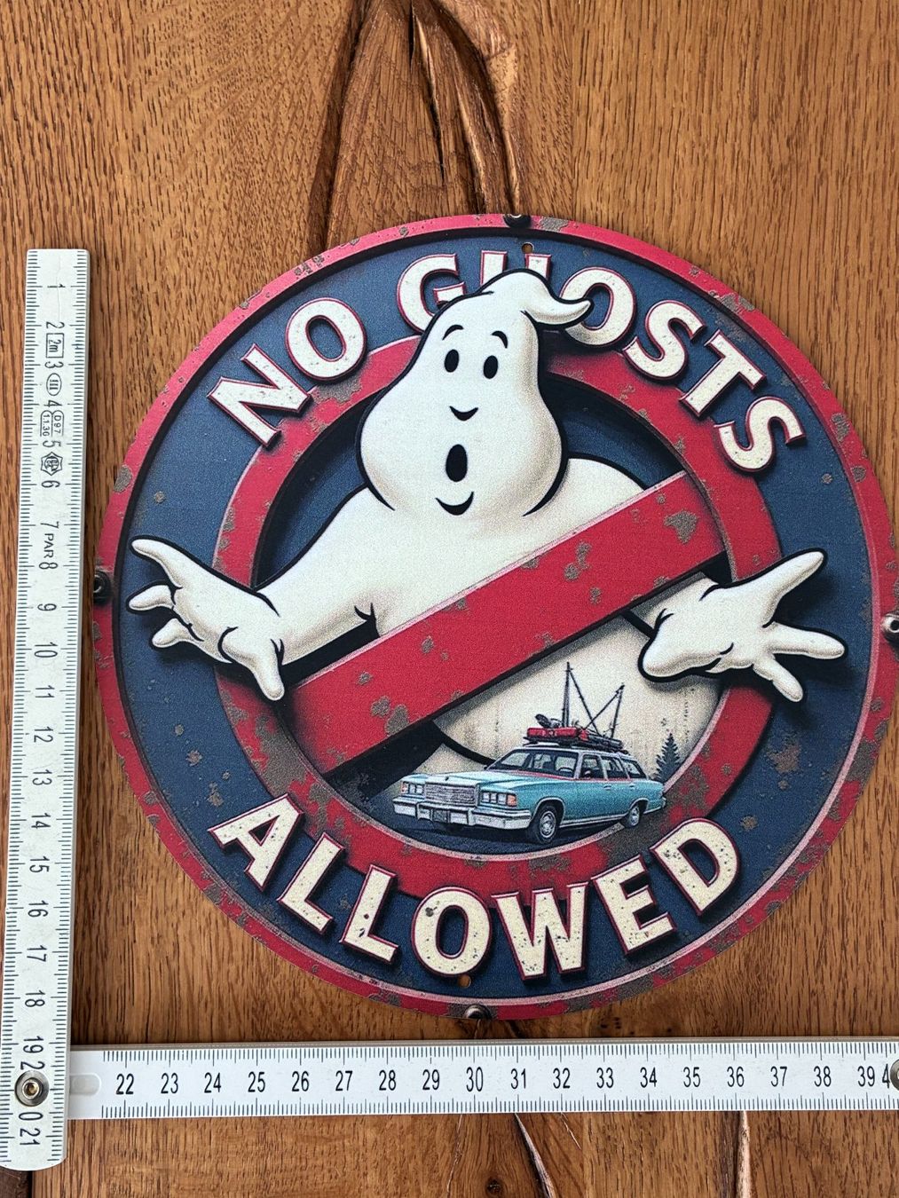Insegne: Ghostbusters - Schönes Blechschild - brandneu – Nuovo e nell'imballaggio originale da Bremgarten AG venduto da Eurotiz 1
