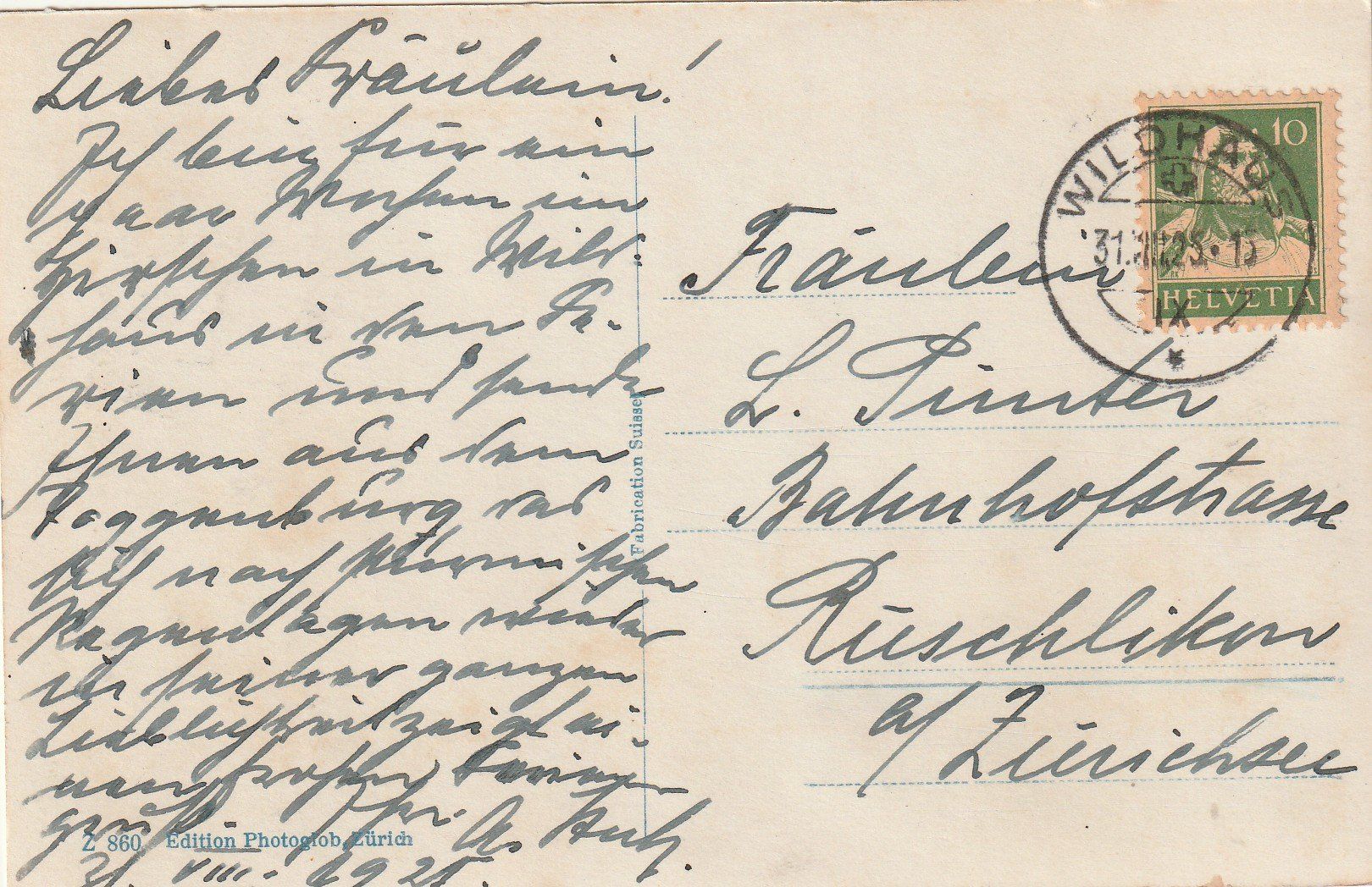Cartoline postali: Wildhaus Dorfplatz – Usato da Rorschacherberg venduto da fratovi2 1