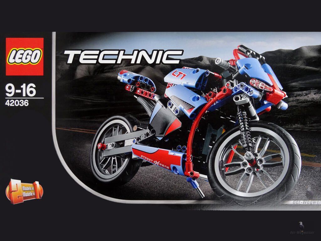 Lego Giocattoli: Lego Technic Strassenmotorrad (42036) – Nuovo e nell'imballaggio originale da Birsfelden venduto da der-Wegweiser 1