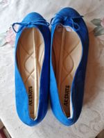 Blaue Damen Ballerinas, Gr. 40.5, neuwertig, Sommer